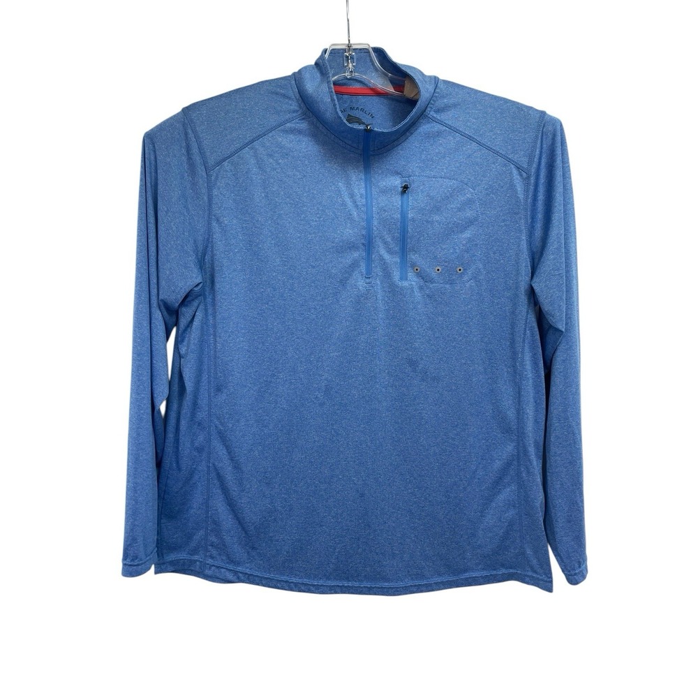 Joe Marlin Unwind 1/4 Zip  Mens Sz XL  Blue Sweatshirt (A48) NW/OTs